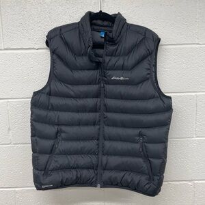 Eddie Bauer Black Puffer Vest size Large